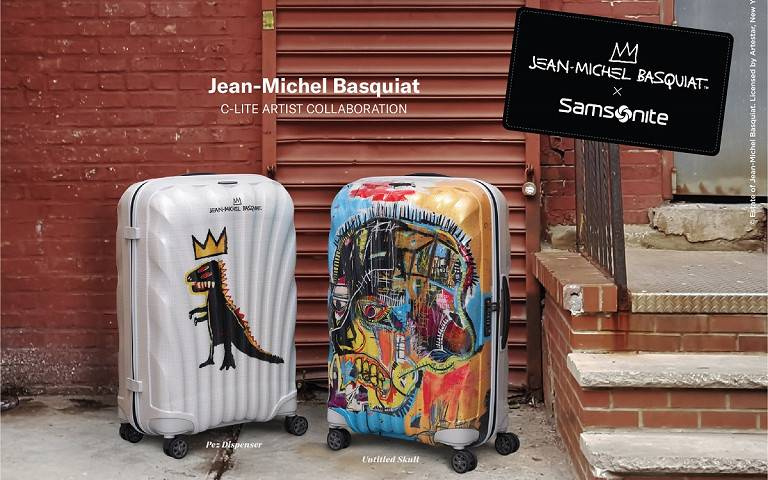 Samsonite突破框架！與傳奇塗鴉藝術家跨時空合作，推出潮到出水的“Jean-Michel Basquiat ”聯名系列商品！