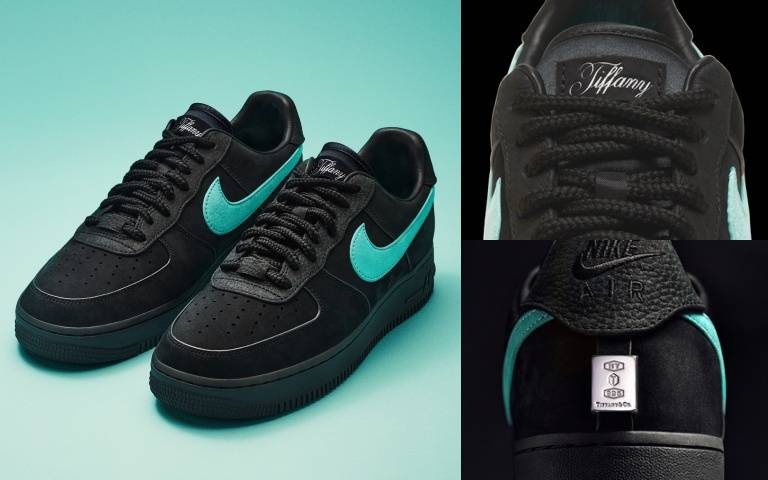 Tiffany & Co.與Nike聯名推出Tiffany藍勾勾Air Force 1 1837鞋款，3/7正式開賣！