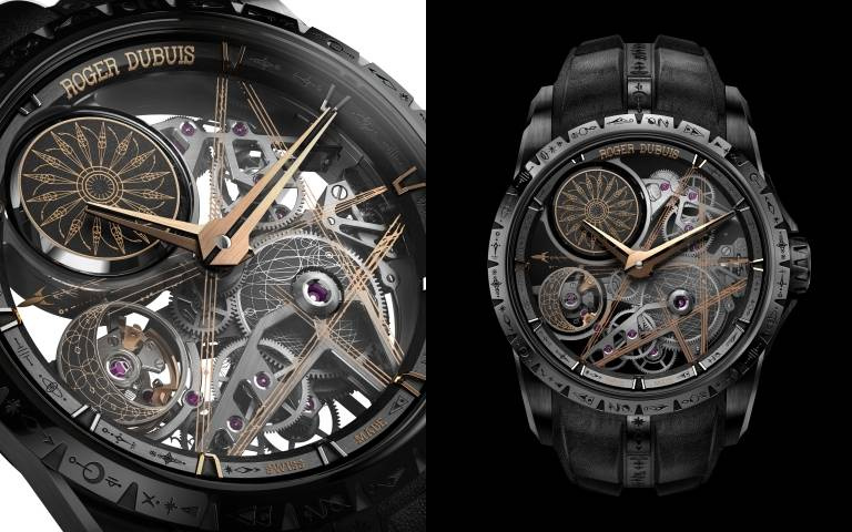 ROGER DUBUIS x DR.WOO合作第二彈!將腕錶融入精緻紋身藝術 呈獻最獨一無二的Excalibur Dr. Woo Monobalancier王者系列單擺輪腕錶!