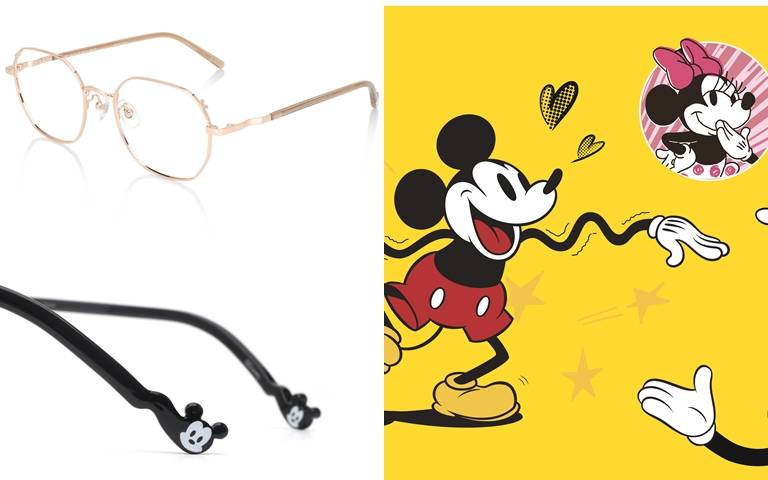 日本眼鏡品牌全新「米奇米妮系列」！8種款式、瀘藍光鏡片，迪士尼控必買