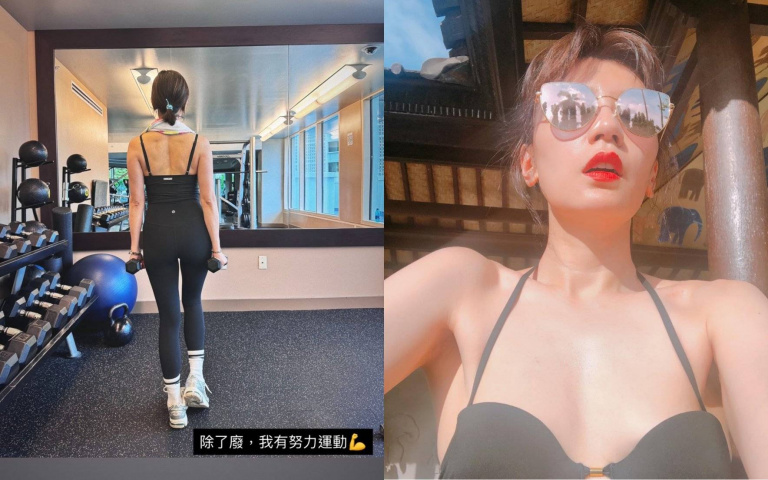 賈靜雯秀健身照炸出「逆天曲線」！50歲身材→30歲體態 網全跪：太不科學了吧