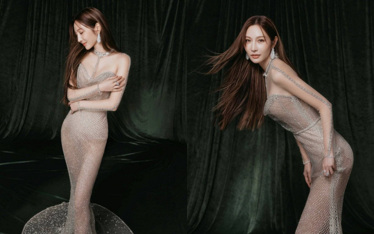 女星被笑「穿大媽內褲」走紅毯？po文打臉酸民：那是一體成型的bodysuit禮服！