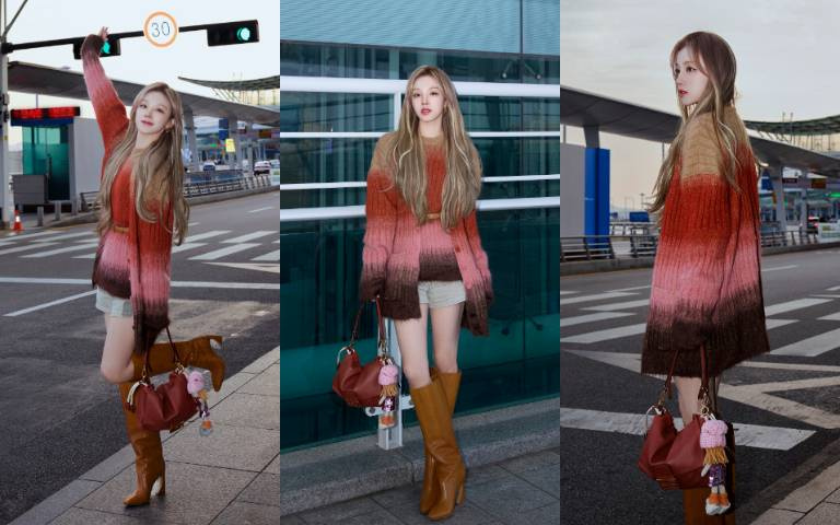 Neverland尖叫、I-DLE宋雨琦降臨台北！女神機場時尚超吸睛、FENDI新款完美示範