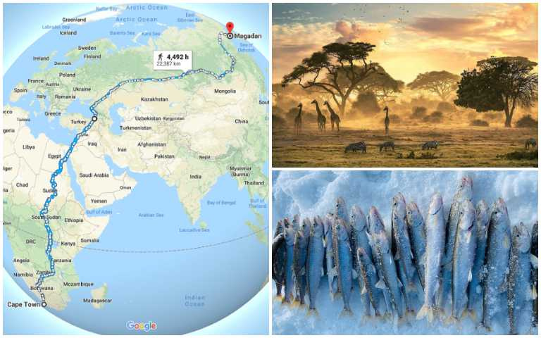 世界最長步行路線!22,387公里長征,從沙漠到冰天雪地,得花587天才走得完!