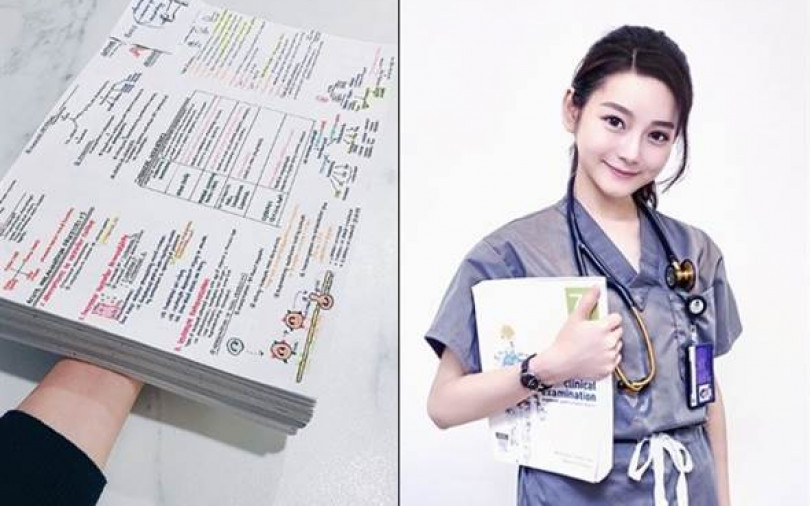 為非洲義診募款 仙氣逼人正妹超狂手寫筆記曝光!