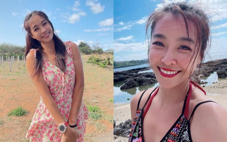 小嫻43歲皮膚超好受封「陽光女神」!素顏亮到不科學靠的就是「隨時敷面膜」!