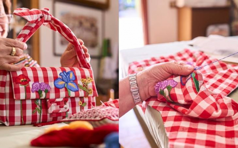 FENDI用行動支持技藝傳承!推行 「HAND IN HAND」合作計畫 運用傳奇刺繡工藝詮釋出絕無僅有的Lazio Baguette包款!