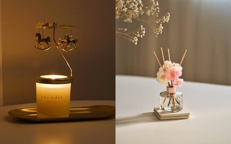 白色情人節禮物推薦！櫻花系列擴香瓶、旋轉木馬燭罩一次挑！