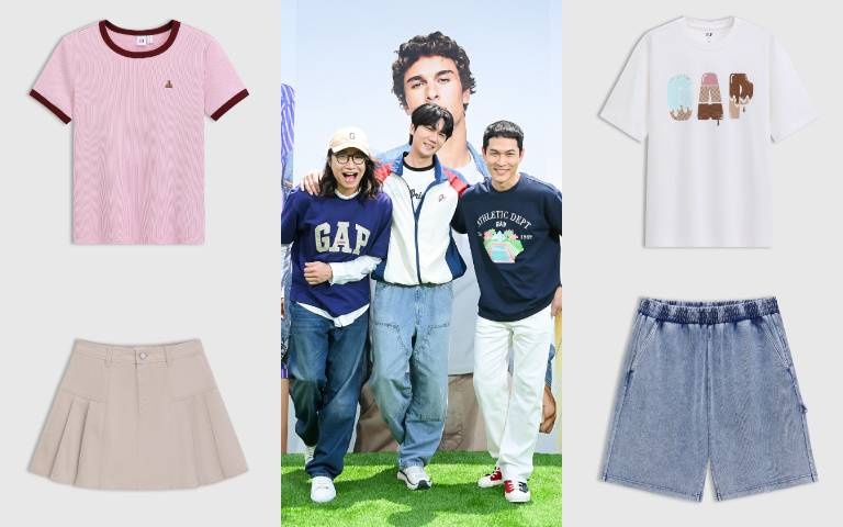 Gap夏日必備單品TOP12搶先看!時髦音樂人宇宙人、陳泳希曬出自在穿搭,美式休閒風get