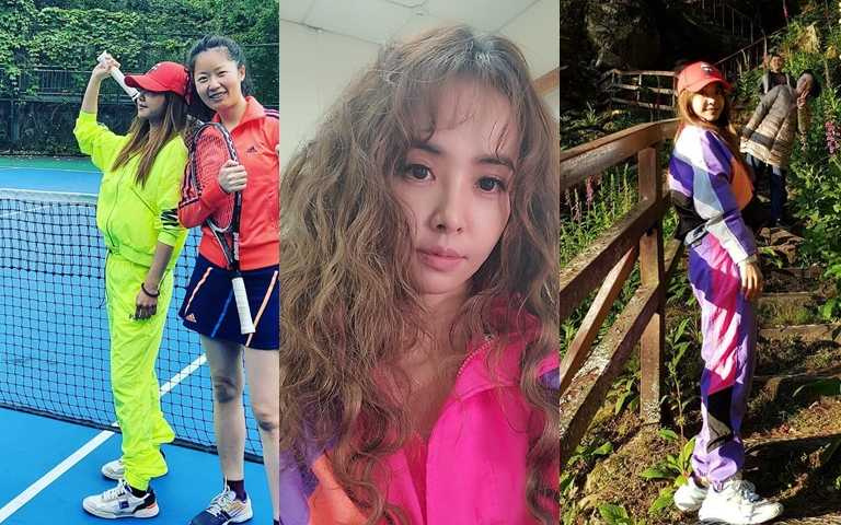 運動套裝怎麼穿才時尚?學Jolin選彩色款 一秒普妹變潮女不怕被說像在穿睡衣!!