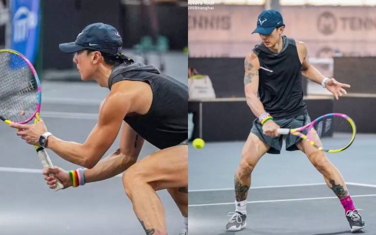 吳尊都不會老的嗎？參加ITF網球比賽肌肉炸裂、45歲身材超頂