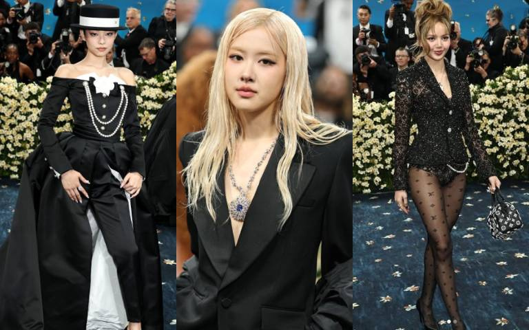 2025 Met Gala紅毯造型盤點!Lisa下衣失蹤超性感,Rosé訂製西裝氣場太強、JENNIE化身優雅復古女伶