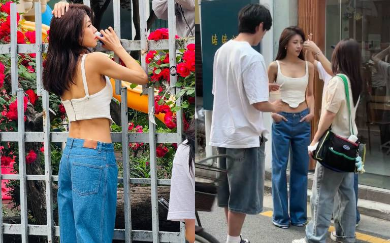 47歲河智苑近照瘋傳!低胸爆乳、性感螞蟻腰掀熱議,網驚呼:根本20世代少女