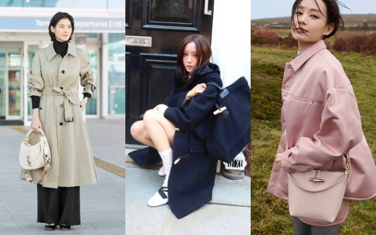 女星大衣穿搭高級感拉滿、技巧太實用！鄭恩彩機場look率性俐落、T-ara孝敏這件根本斷貨王