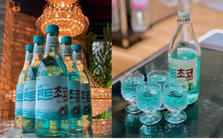 這樣也行?「GOOD DAY」推出「薄荷巧克力燒酒」,藍綠色液體「超像漱口水」!