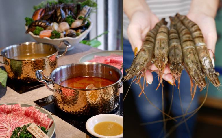滿額就送5隻大虎蝦!奢華鍋物插旗新竹「只賣頂級品」,A5和牛、波士頓大龍蝦通通下鍋啦!