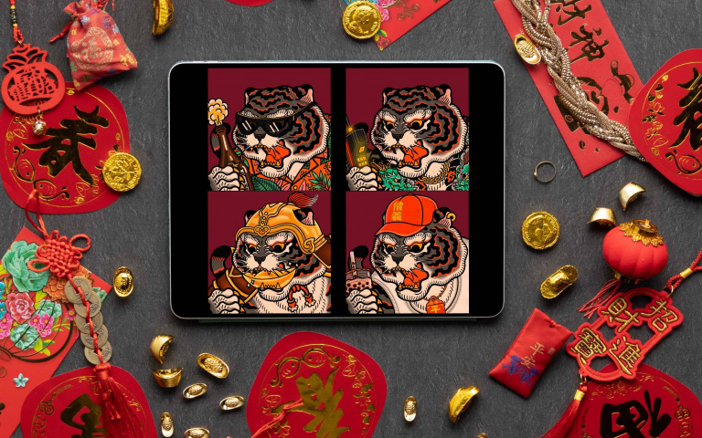 元宵補財庫！北港武德宮「黑虎爺限量NFT」，融合台灣特色元素極具收藏價值！