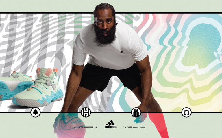 adidas Harden Vol.6全新配色Lucky You逆風蛻變,全新腳踝緩衝系統如虎添翼