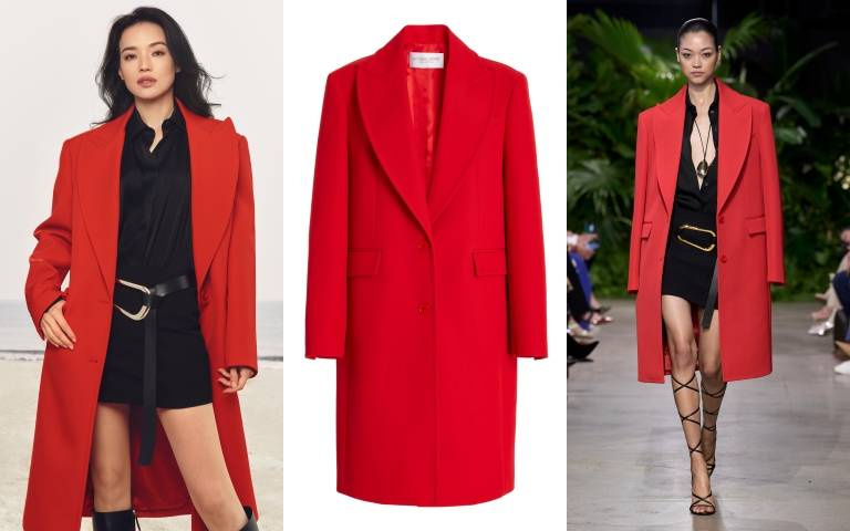 舒淇最新動向曝光！宣布成為Michael Kors全球代言人！她穿的超美紅色大衣粉絲們都說一定要搶！