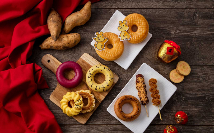 吃甜點來開運！　黃金薯甜甜圈、黃金抹茶大判燒讓你新的一年閃亮發大財