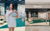 Melody現身Valextra台中新店、白色洋裝超仙，更自曝感情現況？同款冰藍Iside包美翻