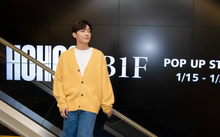 炎亞綸現身台中擔任快閃店一日店長，送驚喜寶物做愛心！