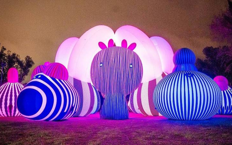 桃園燈會雙展區有亮點　澳洲團隊創作首次在台免費展演　漢服市集重現古代元宵氛圍