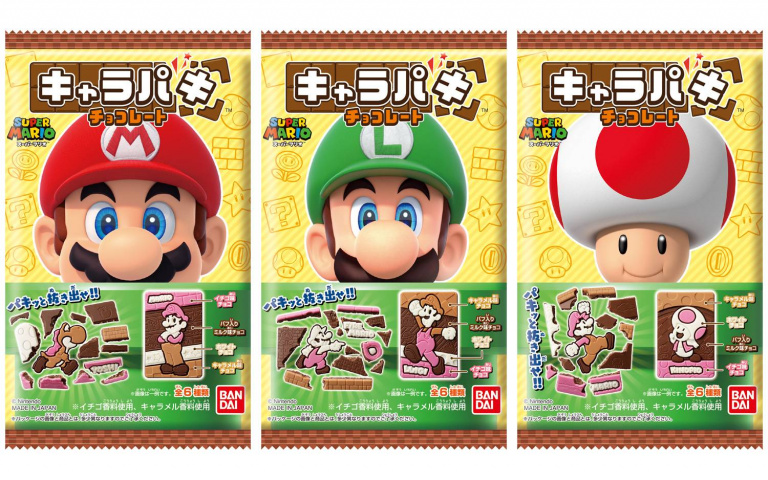 萬代 X 超級瑪利歐夢幻聯動！瑪利歐、路易吉等6 款角色糖果，好吃又好拍！