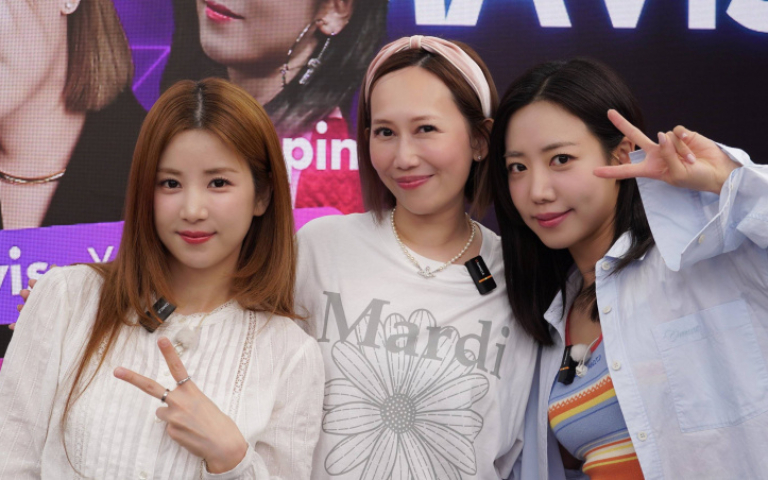 電商女王當地陪 Apink朴初瓏、金南珠嗨逛台灣夜市
