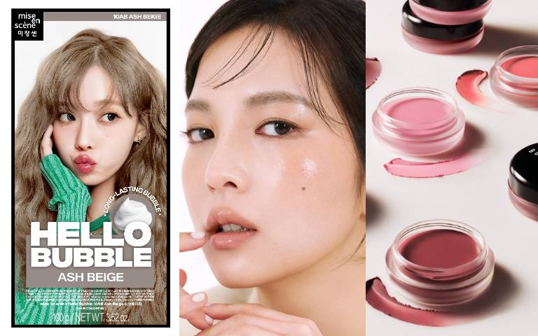 韓妞激推美妝品清單大公開:aespa泡泡染、金裕貞唇頰霜、宋慧喬御用彩妝師推出的淡紋唇頰蜜也爆紅