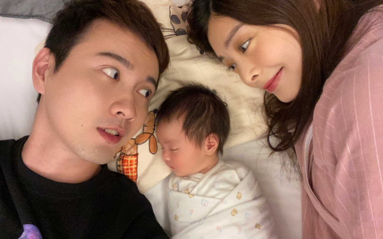 夏如芝卸貨女兒「小芝麻」 老公張捷甜蜜陪產拍影片
