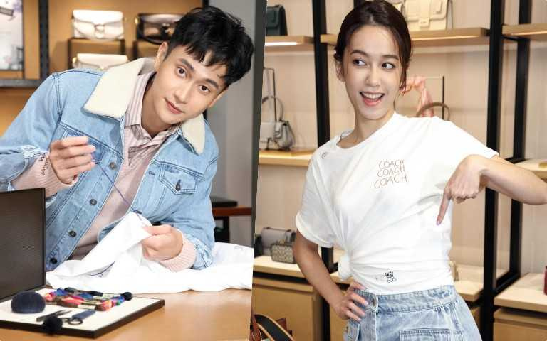訂製自己獨一無二的名牌T-shirt，最後一站5/8~5/9在台北A8！陳庭妮及劉冠廷化身匠藝師，教你動手做COACH FOREVER系列的訂製T-shirt