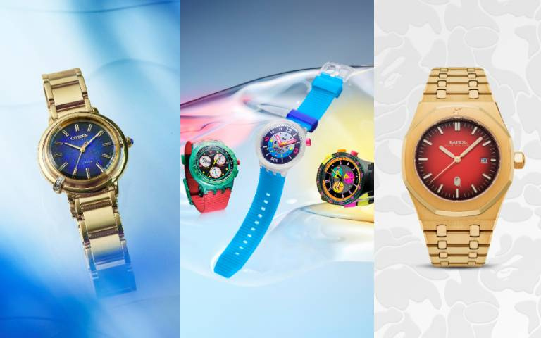 最強話題錶款公開！Swatch、CITIZEN、BAPE®…三大潮流風格，錢包跟著失控