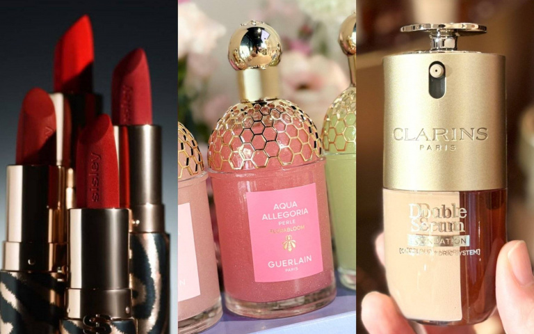 養膚級美妝正流行！2026必收「精華系」清單：克蘭詩雙管粉底、sisley紅絲絨唇膏到嬌蘭珍珠香氛，讓妳從氣息到妝感都發光