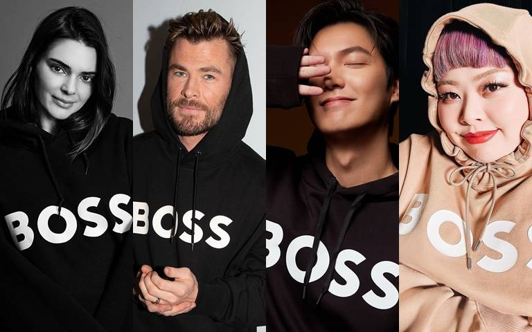 BOSS「Logo帽T」熱潮來襲!克里斯漢斯沃、李敏鎬、渡邊直美、Kendall Jenner…超過200位明星家中都有這一件!