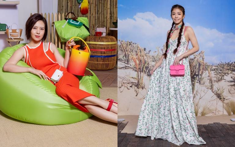劉品言、宋芸樺不畏台北低溫秀清涼春裝!穿上Longchamp新衣大聊露營回憶!