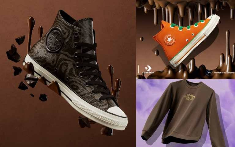 CONVERSE 攜手聖誕大片《旺卡》，推出同名系列，繽紛的巧克力鞋服好想咬一口，帶你一秒進入威利·旺卡的巧克力王國！