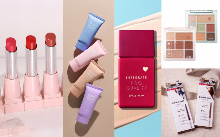 開架彩妝必買清單都在這篇！MAYBELLINE嘟嘟小粉管、1028濾鏡級飾底乳、INTEGRATE發光小奶瓶、Love Liner抗暈眼線一次整理！