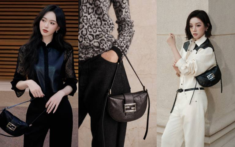 又一顆爆款？FENDI「可頌包」強勢回歸！外型可愛時髦，連宋雨琦、唐嫣搶揹同款