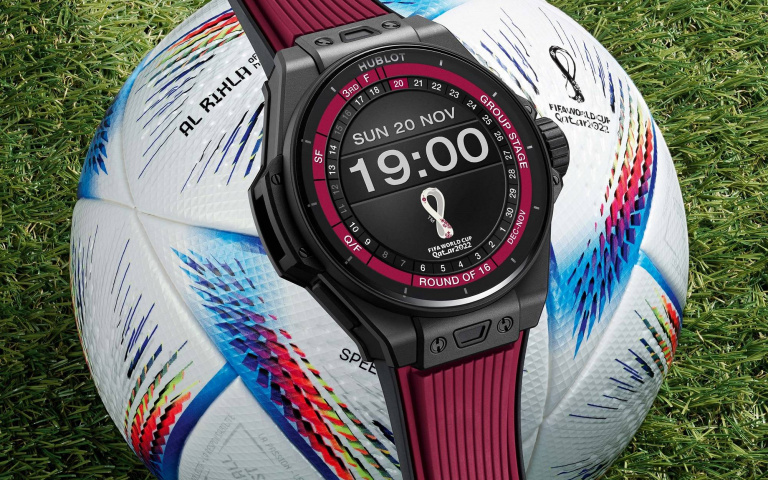 世足賽倒數!官方計時HUBLOT宇舶錶打造Big Bang e 2022 FIFA 世足腕錶充滿運動美感