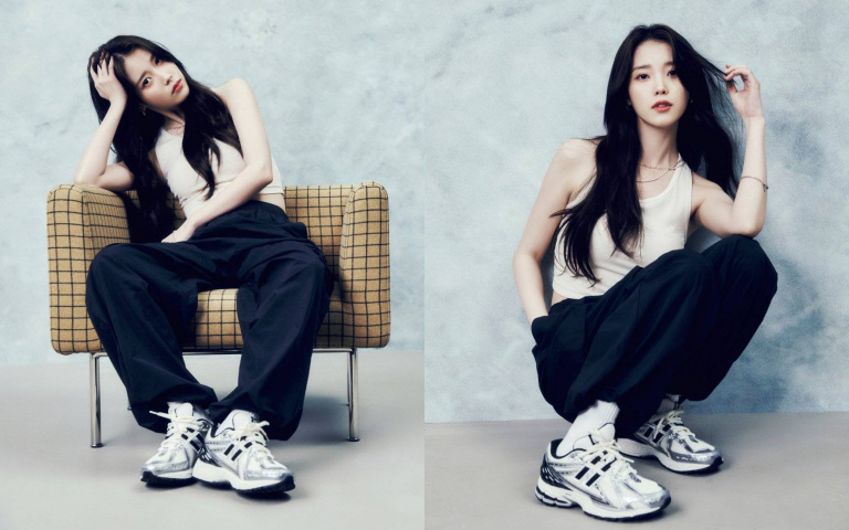 NB迷又有新鞋要搶了！IU同款黑銀1906R跑鞋，穿起來超帥超時髦！