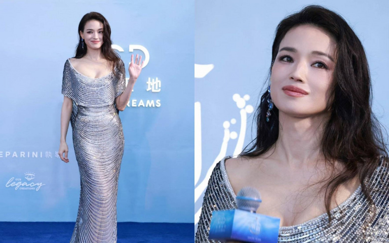舒淇化身「銀色美人魚」美貌封頂!49歲狀態好到太驚人 網封「最強紅毯女神」!