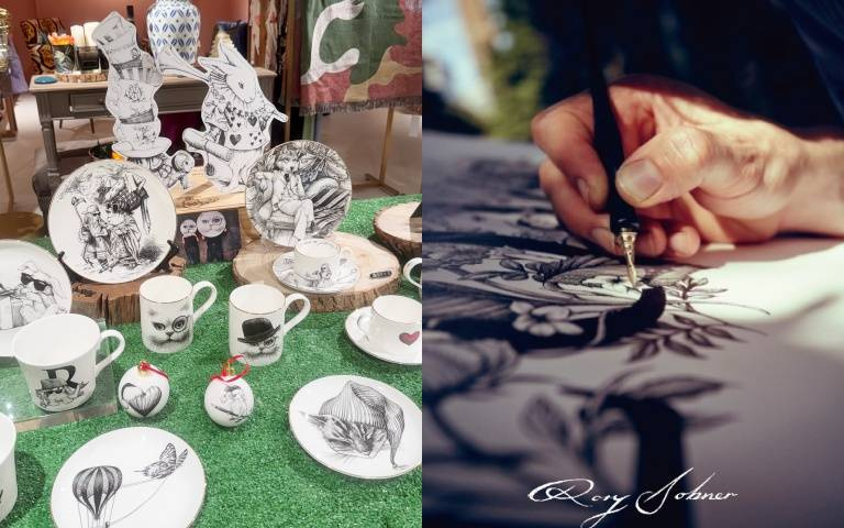 INLUXE CASA 獨家引進英倫藝術療癒家飾 Rory Dobner！骨瓷《愛麗絲夢遊仙境》系列限量登台