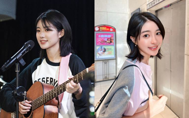 最美星二代韓菲為拍電影狠剪多年長髮！一刀切「層次感鎖骨短髮」美翻，網讚：戀愛了