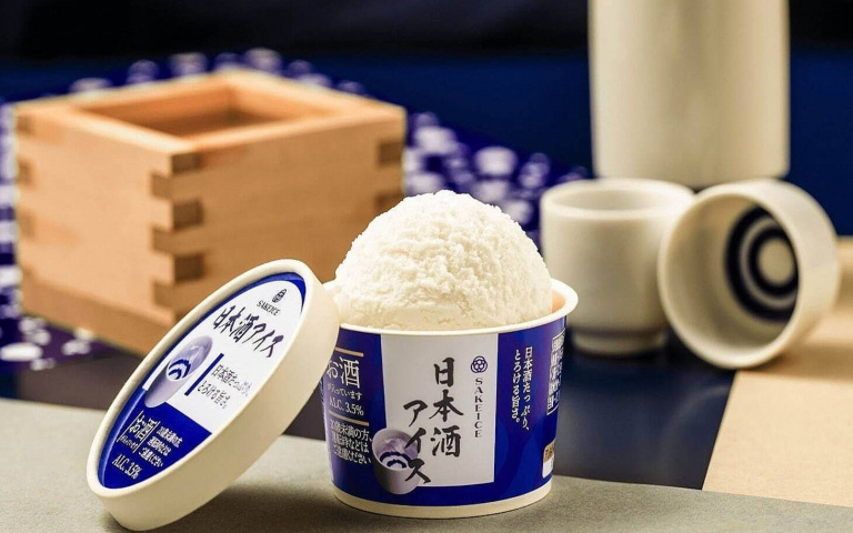 只有成年人才能品嚐到的奢華醉意!大人專屬「清酒冰淇淋」
