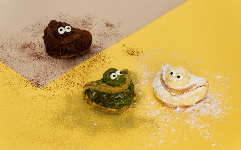 「髒髒包」也可以吃得很乾淨！鬆軟綿密蛋糕體加上濃郁餡料，搞怪「髒髒燒」爆漿登場！