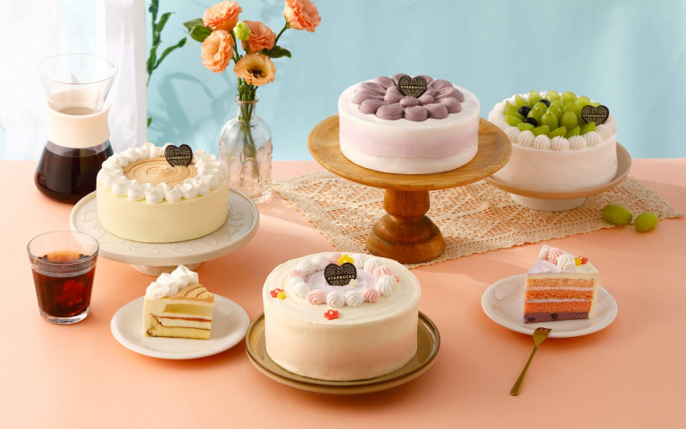 星巴克母親節推4款水果系列蛋糕　葡萄生乳、荔枝起司、漸層蛋糕好吃又好拍