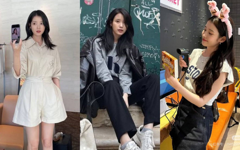 IU私服美成『小個子天花板』！3招顯高穿搭術公開，襯衫一紮腿長瞬間+5cm