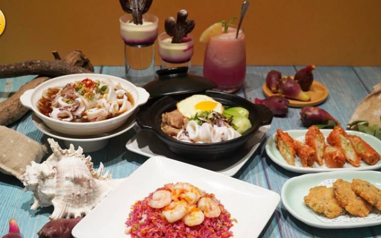 港式茶餐廳推澎湖花火節系列 仙人掌炒飯、小卷煲仔飯「鮮」上桌 穿粉紅色消費送飲品