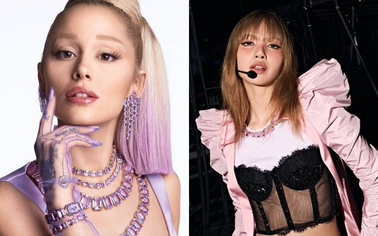 BLACKPINK Lisa閃爆紐約!紫色項鍊成最亮眼C位配件、同款搜出來,連亞莉安娜也愛